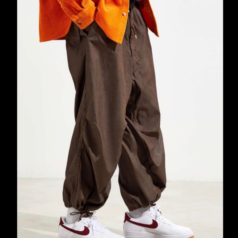 vintage overdyed baggy wind pant